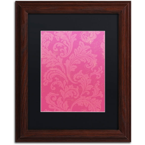 Trademark Fine Art "Petals of Paris VIII" Canvas Art by Color Bakery Black Matte, Wood Frame