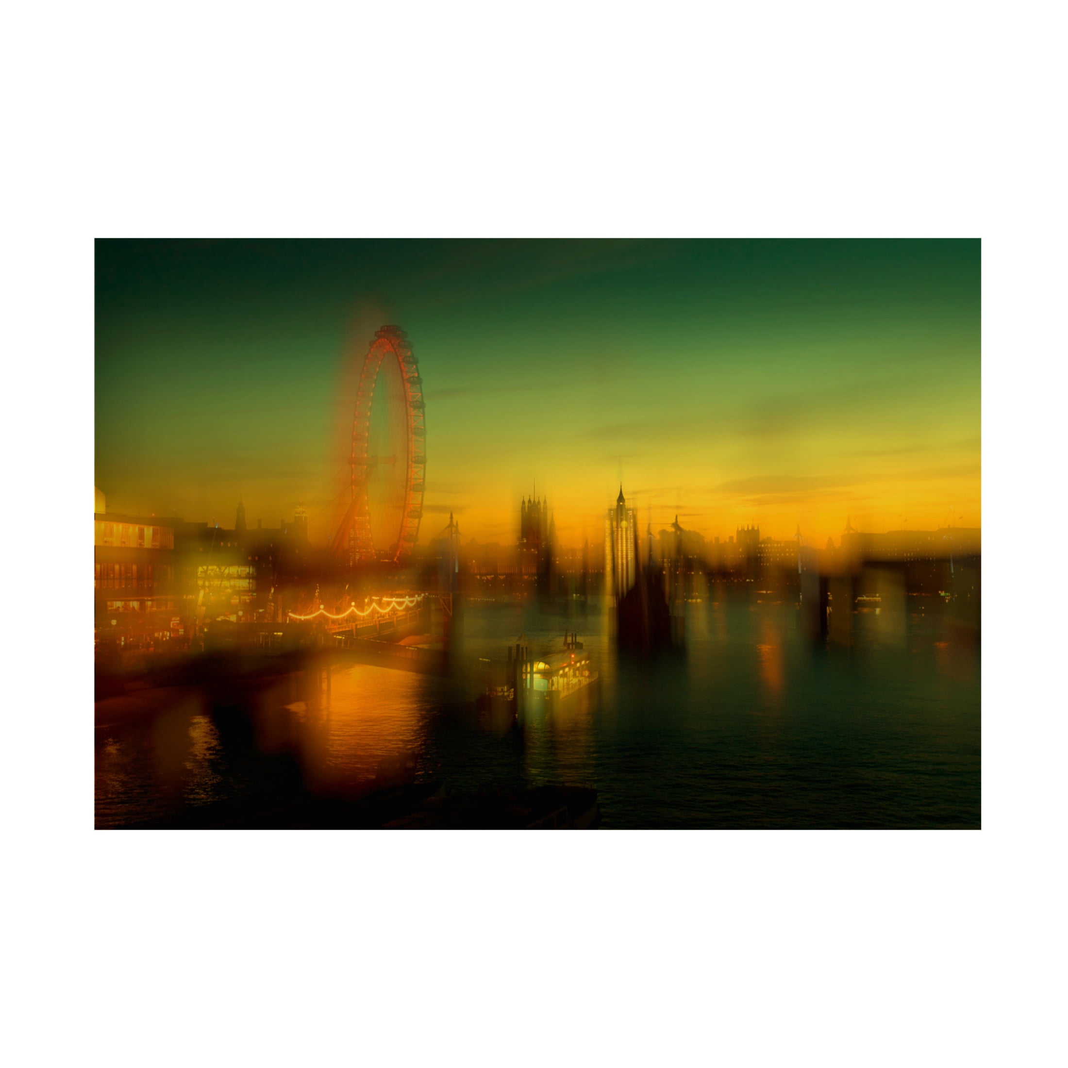 Trademark Fine Art Peter Davidson London At Dusk Canvas Wall Art