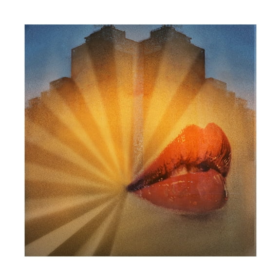 Trademark Fine Art Peter Hammer The Kiss Of Red Lips Canvas Wall Art
