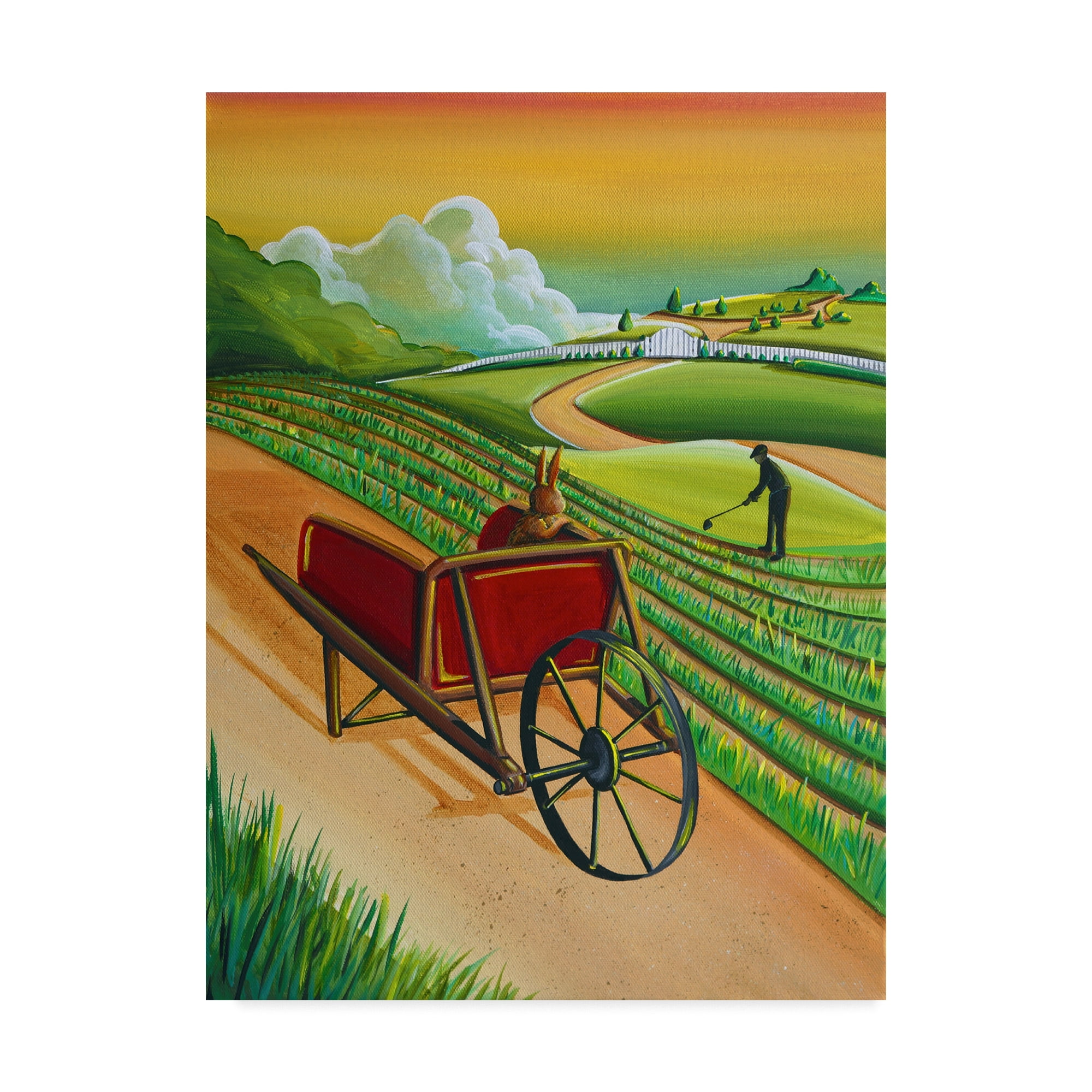 Trademark Fine Art 'Peter Rabbit 15' Canvas Art by Cindy Thornton