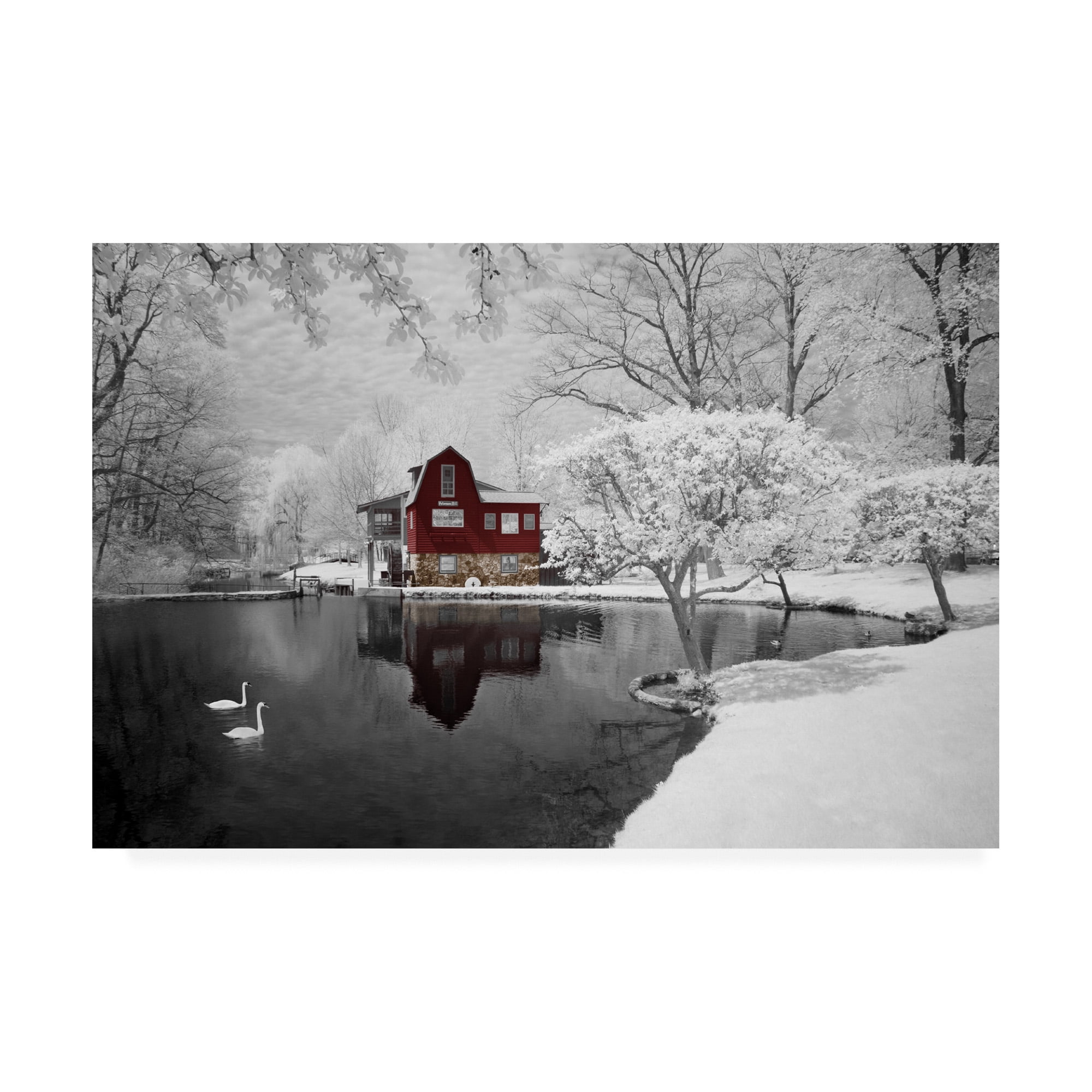Trademark Fine Art 'Peterson Mill' Canvas Art by Monte Nagler
