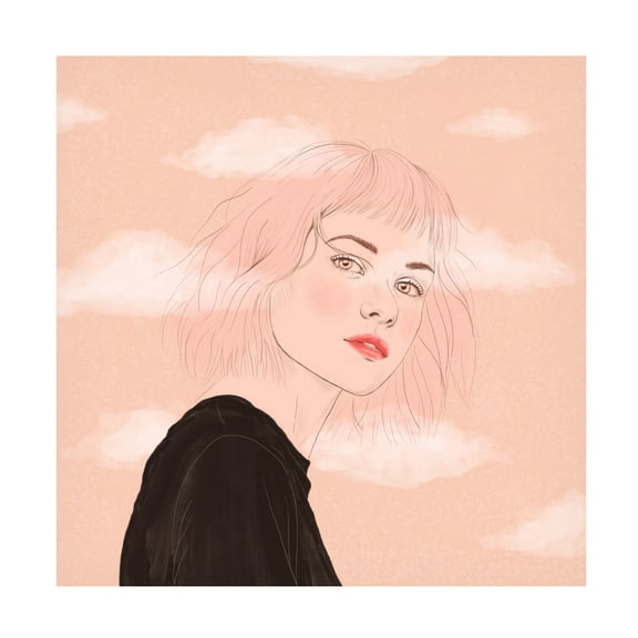 Trademark Fine Art Petra Holikova Head in the Clouds Canvas Wall Art