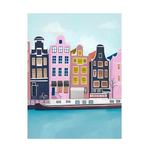 Trademark Fine Art Petra Lizde Amsterdam Canvas Wall Art