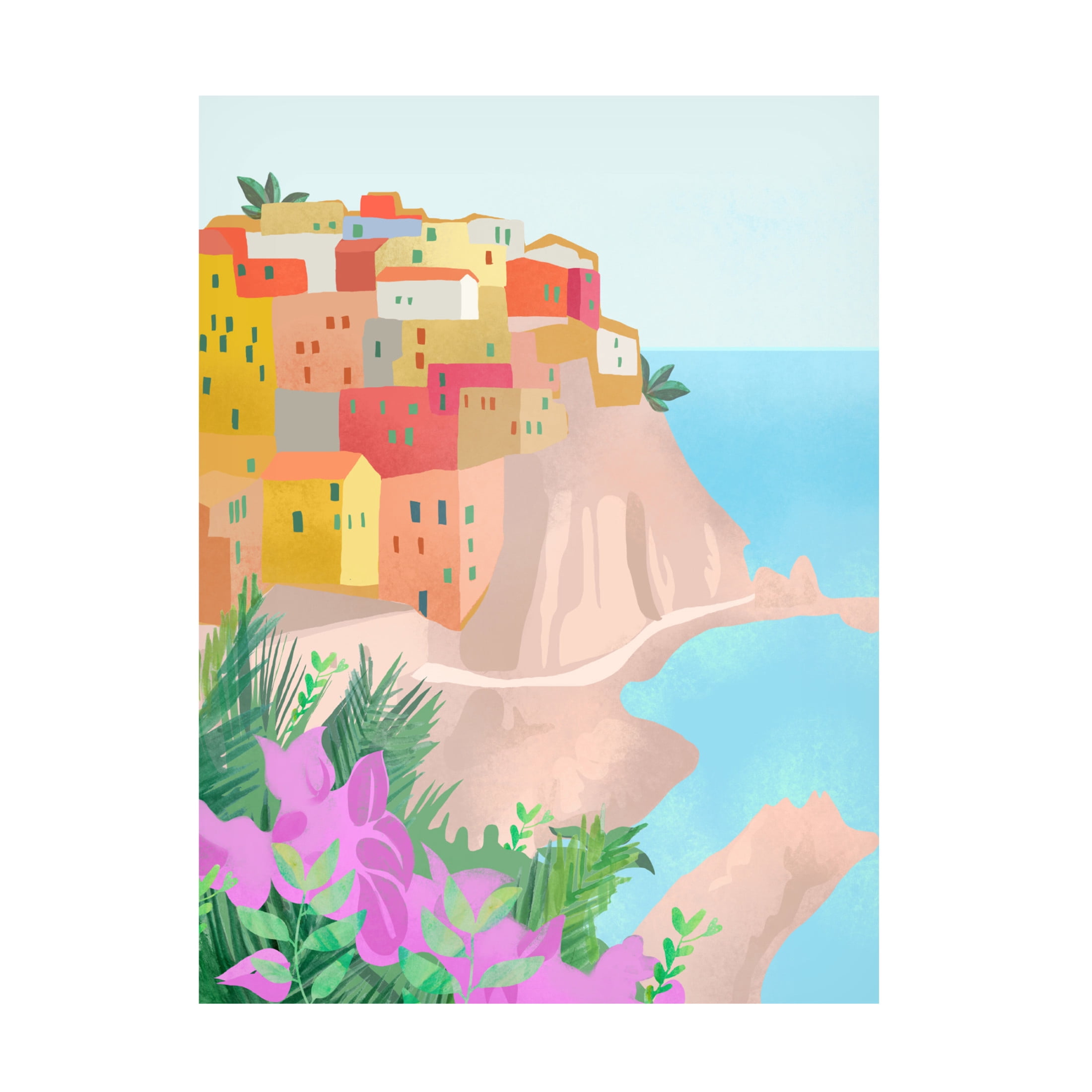 Trademark Fine Art Petra Lizde  Cinque Terre Canvas Wall Art