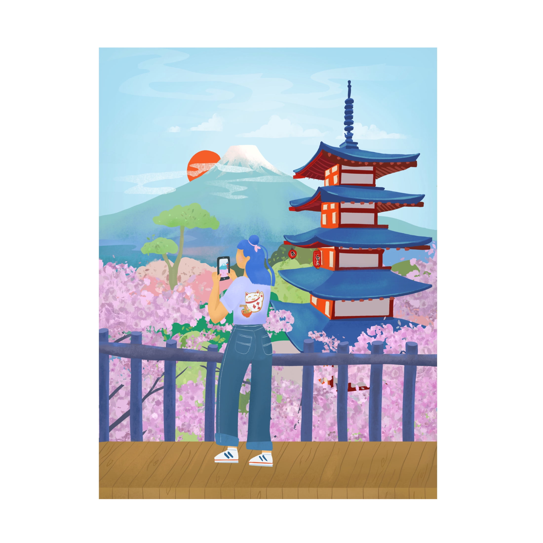 Trademark Fine Art Petra Lizde  Japan Canvas Wall Art