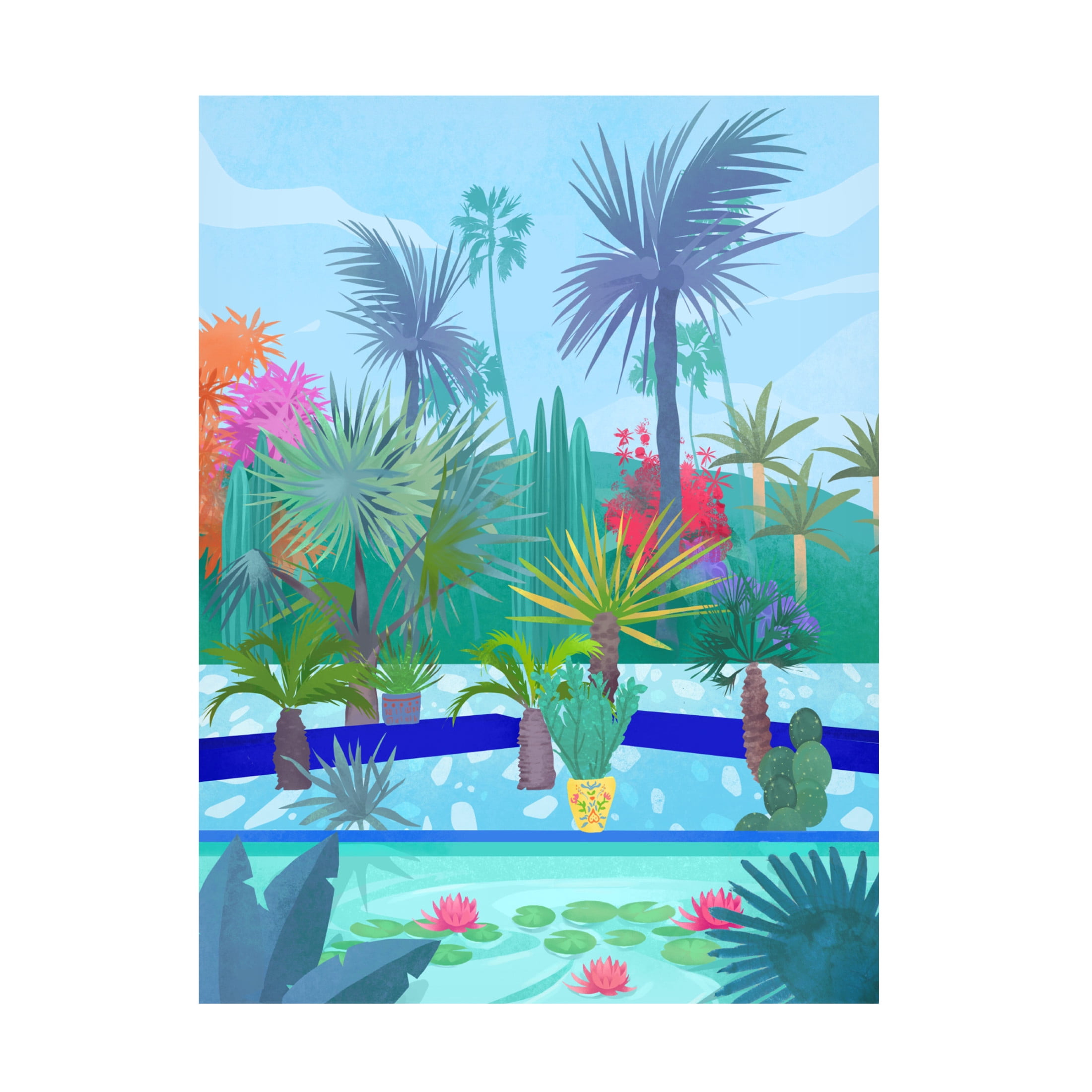 Trademark Fine Art Petra Lizde Moroccan Garden Canvas Wall Art