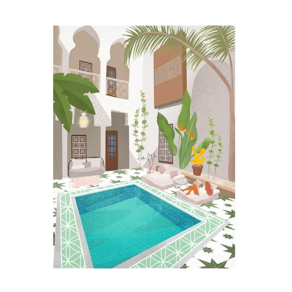 Trademark Fine Art Petra Lizde Riad Canvas Wall Art