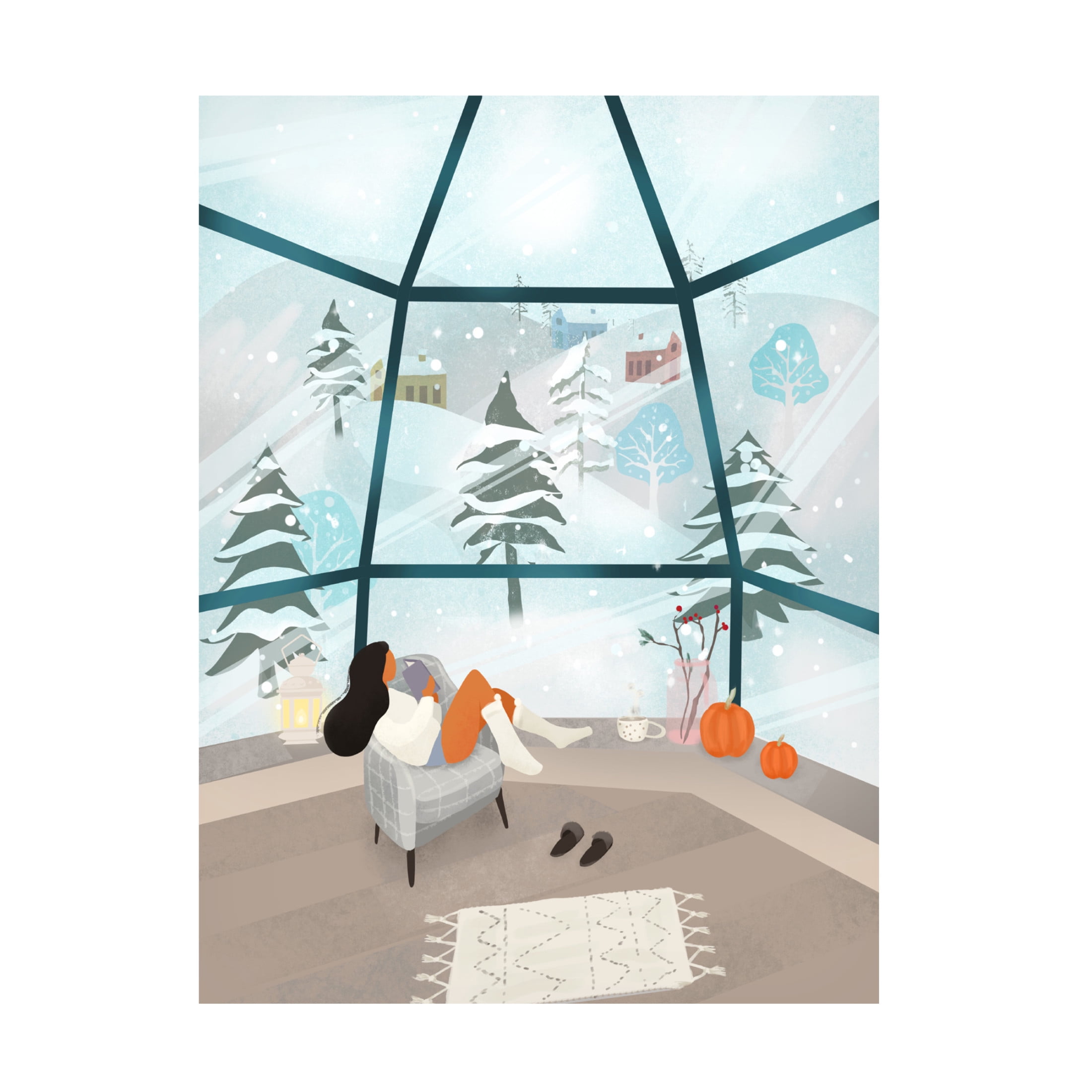 Trademark Fine Art Petra Lizde Winter Wonderland Canvas Wall Art