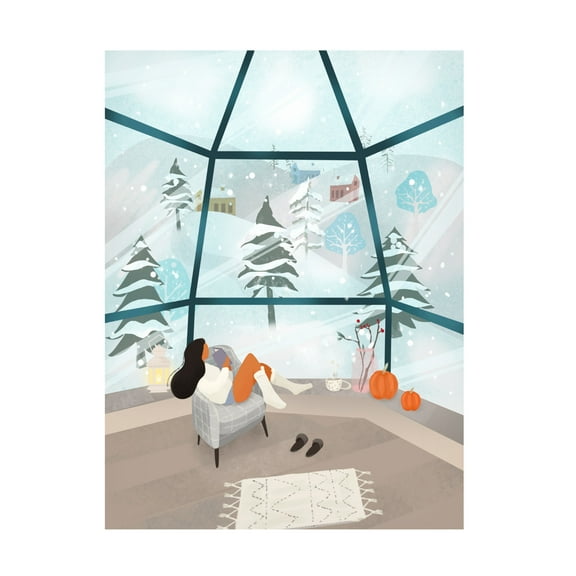 Trademark Fine Art Petra Lizde Winter Wonderland Canvas Wall Art