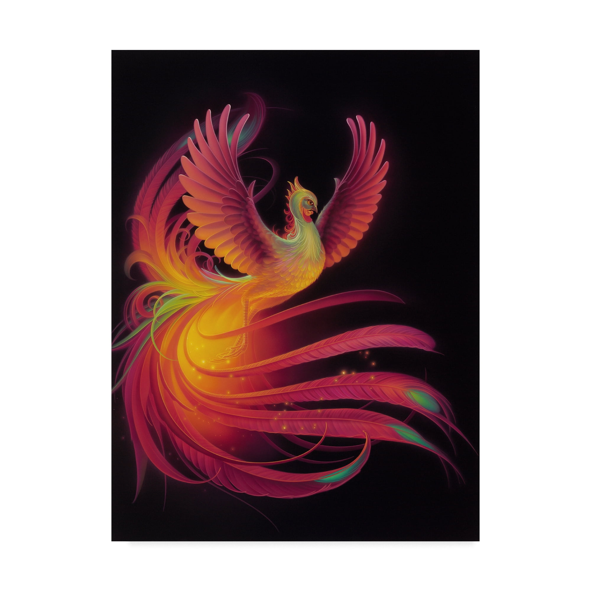 Trademark Fine Art 'Phoenix' Canvas Art by Kirk Reinert