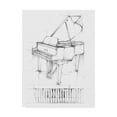 thumbnail image 1 of Trademark Fine Art 'Piano Sketch' Canvas Art by Ethan Harper, 1 of 4