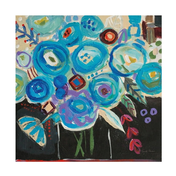 Trademark Fine Art 'Picasso Vibe' Canvas Art by Farida Zaman