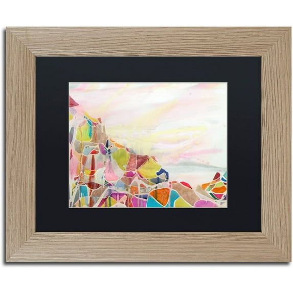 Trademark Fine Art "Pico Bolivar" Canvas Art by Lauren Moss Black Matte, Birch Frame