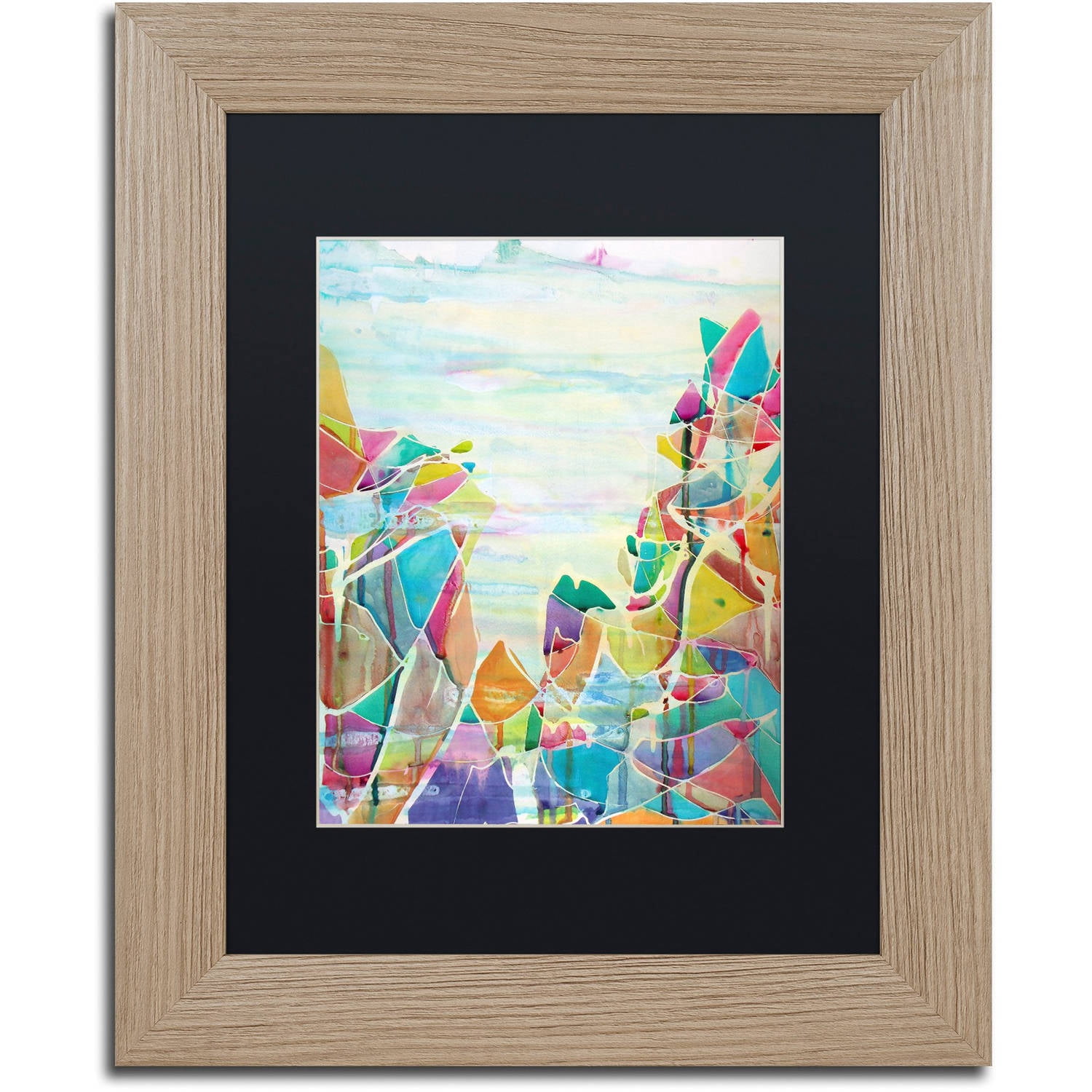 Trademark Fine Art "Pico de Orizaba" Canvas Art by Lauren Moss Black Matte, Birch Frame