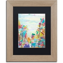 Trademark Fine Art "Pico de Orizaba" Canvas Art by Lauren Moss Black Matte, Birch Frame