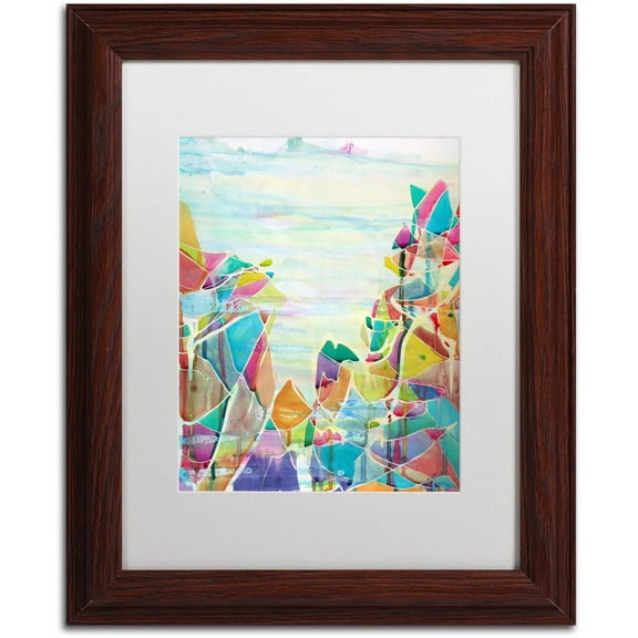 Trademark Fine Art "Pico de Orizaba" Canvas Art by Lauren Moss White Matte, Wood Frame