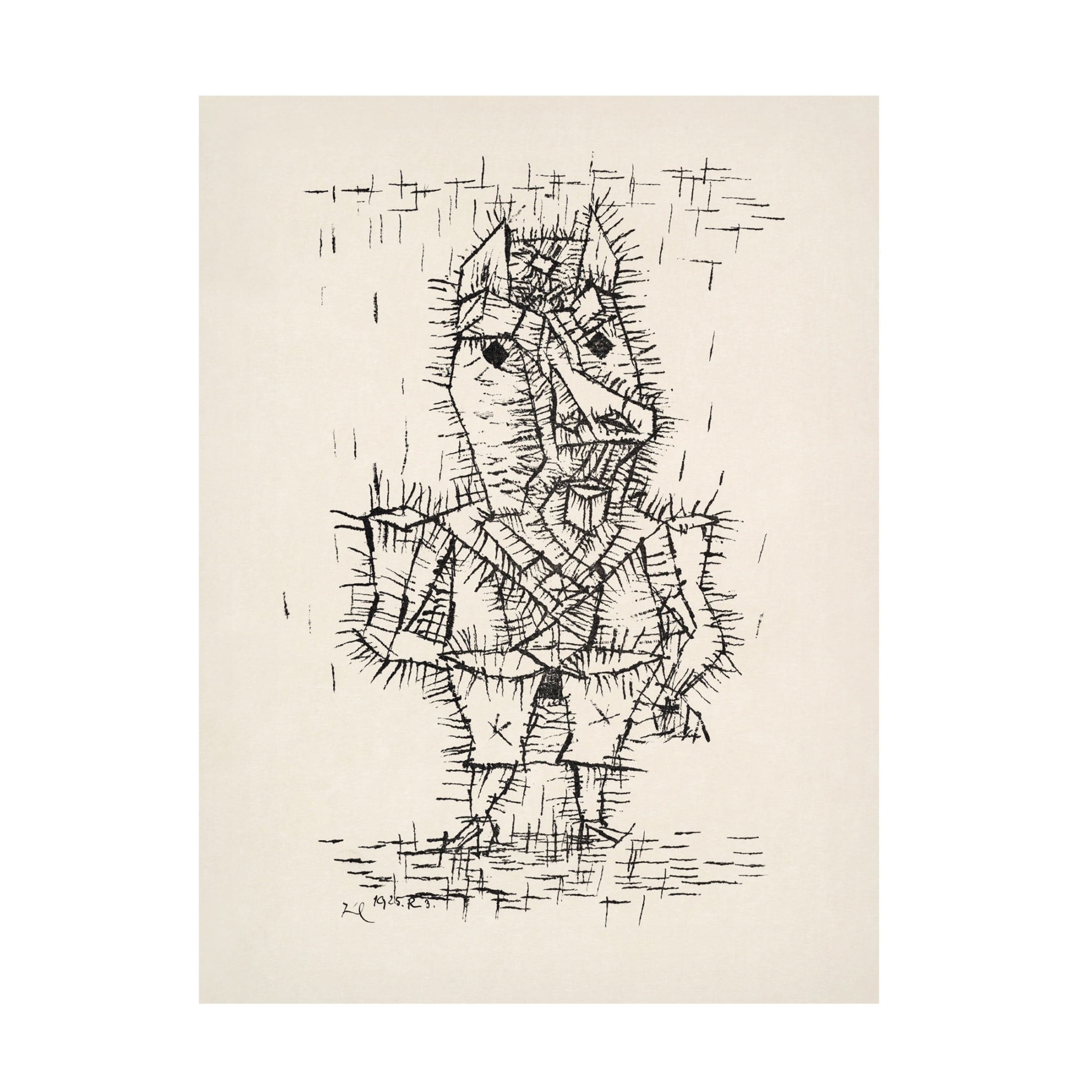 Trademark Fine Art Pictufy  As Esel 1925 Canvas Wall Art