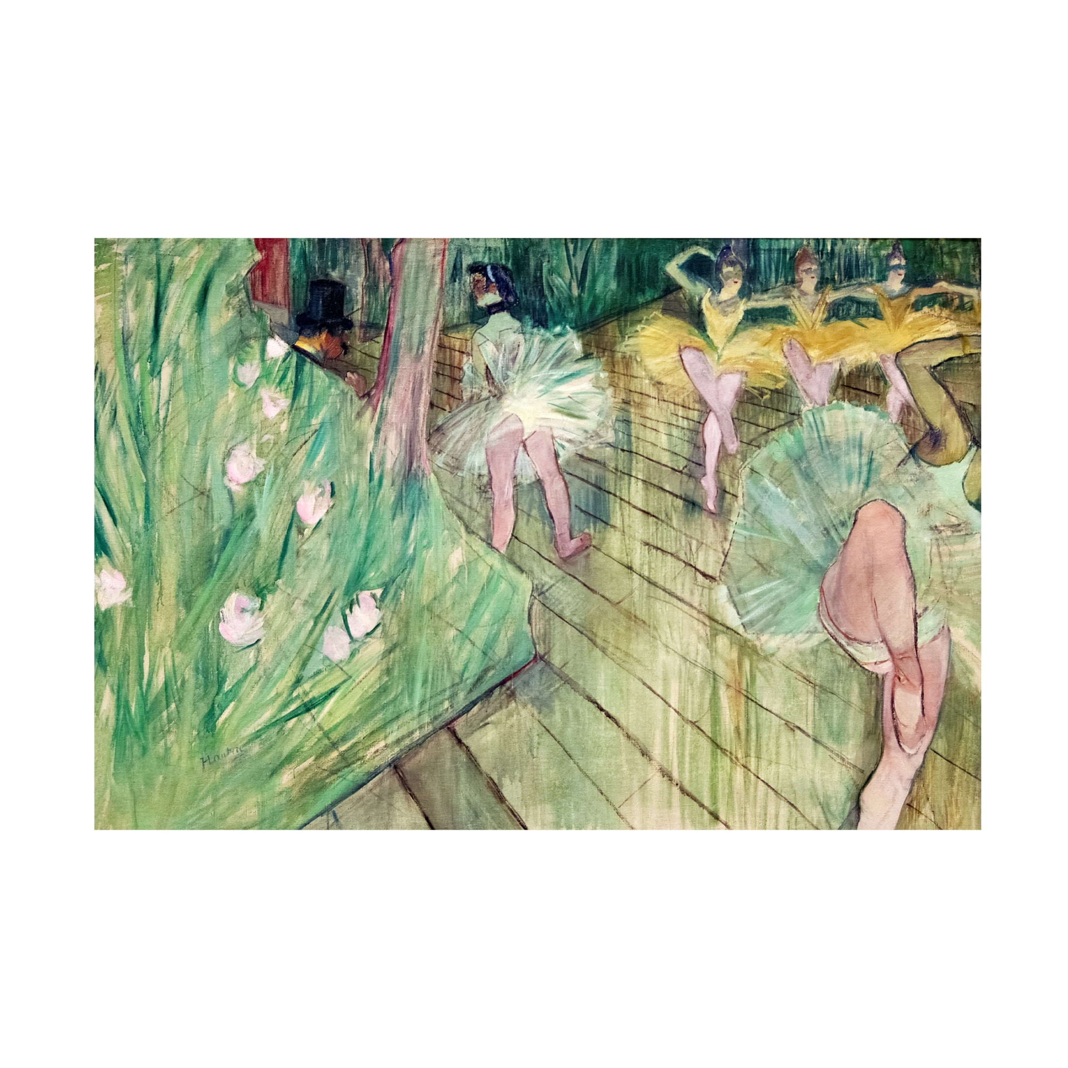Trademark Fine Art Pictufy Ballet Scene 1886 Canvas Wall Art