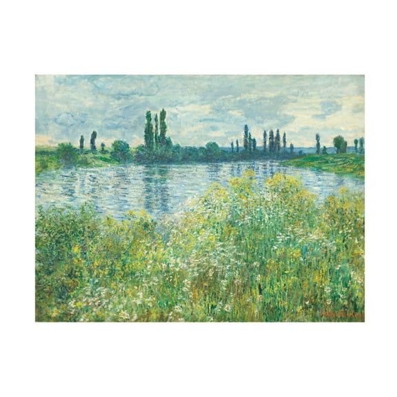 Trademark Fine Art Pictufy Banks Of The Seine Canvas Wall Art
