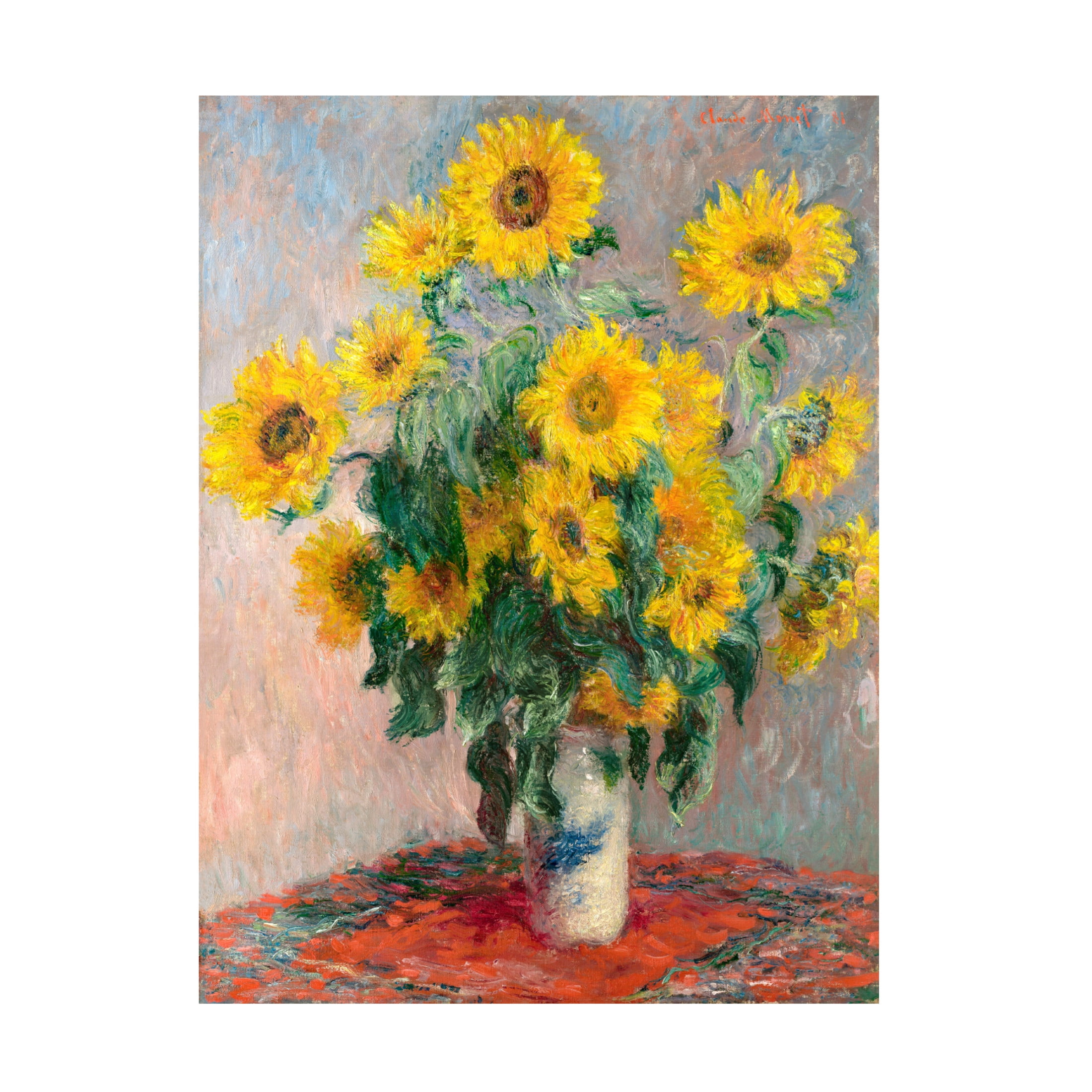 Trademark Fine Art Pictufy  Bouquet Of Sunflowers Canvas Wall Art