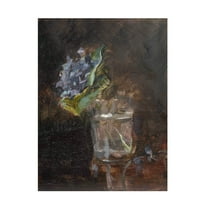 Trademark Fine Art Pictufy Bouquet of Violets In a Vase 1882 Canvas Wall Art