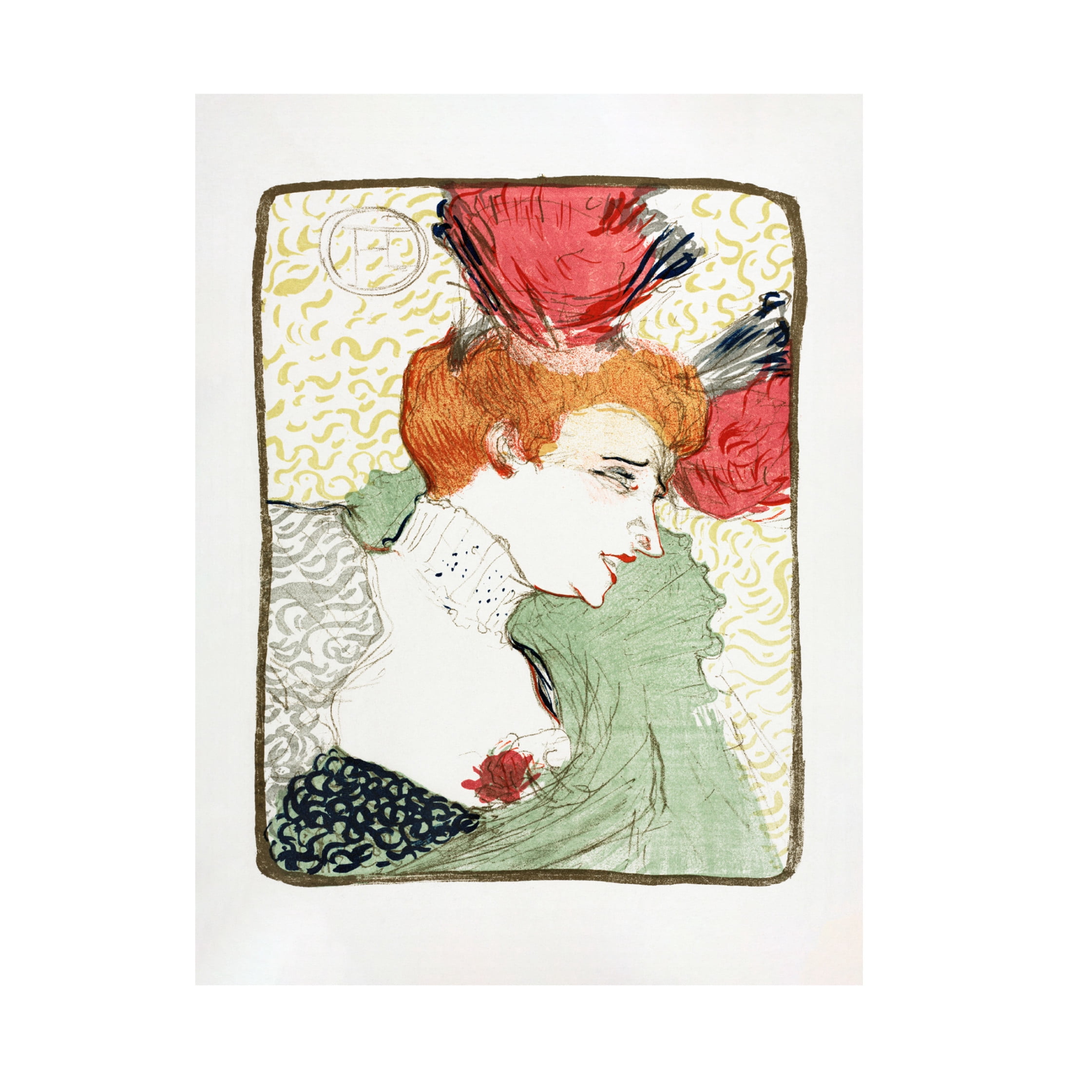 Trademark Fine Art Pictufy Bust of Mademoiselle Lender 1895 Canvas Wall Art