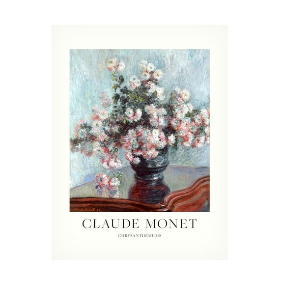 Trademark Fine Art Pictufy Chrysanthemums Canvas Wall Art