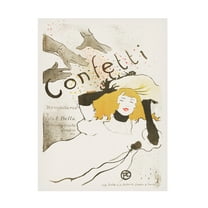 Trademark Fine Art Pictufy Confetti 1894 Canvas Wall Art