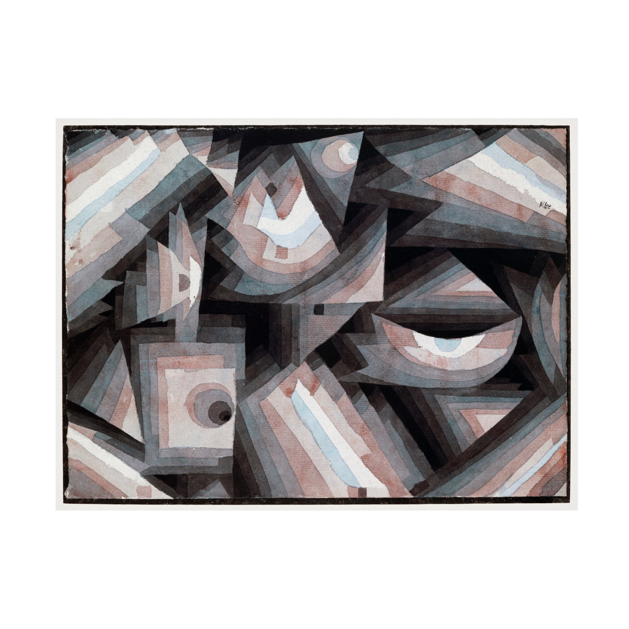 Trademark Fine Art Pictufy Crystal Gradation 1921 Canvas Wall Art