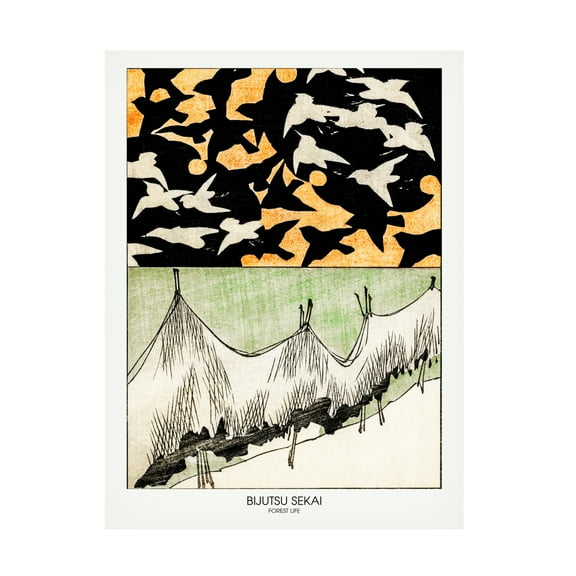 Trademark Fine Art Pictufy Forest Life Canvas Wall Art