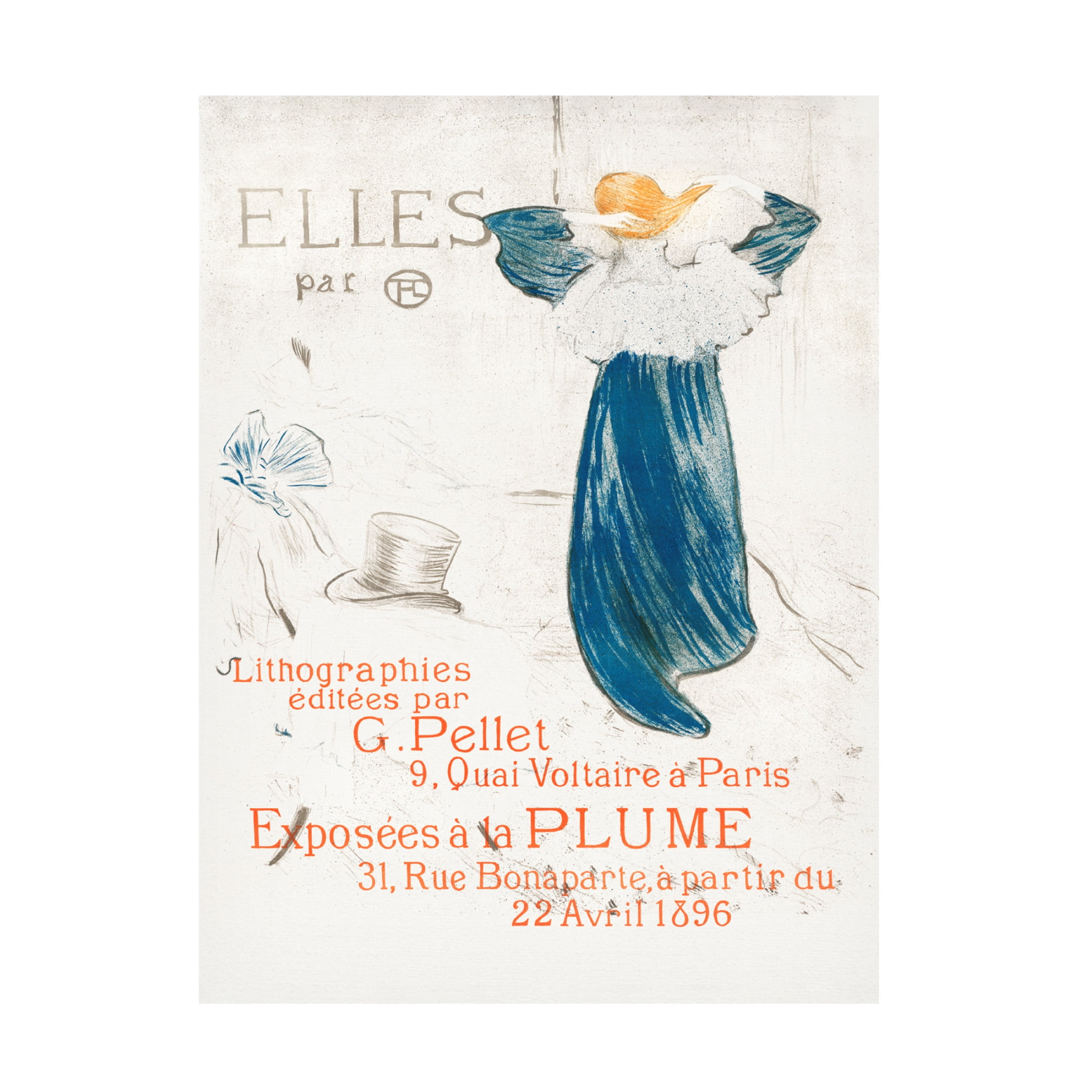 Trademark Fine Art Pictufy Frontispiece 1896 Canvas Wall Art