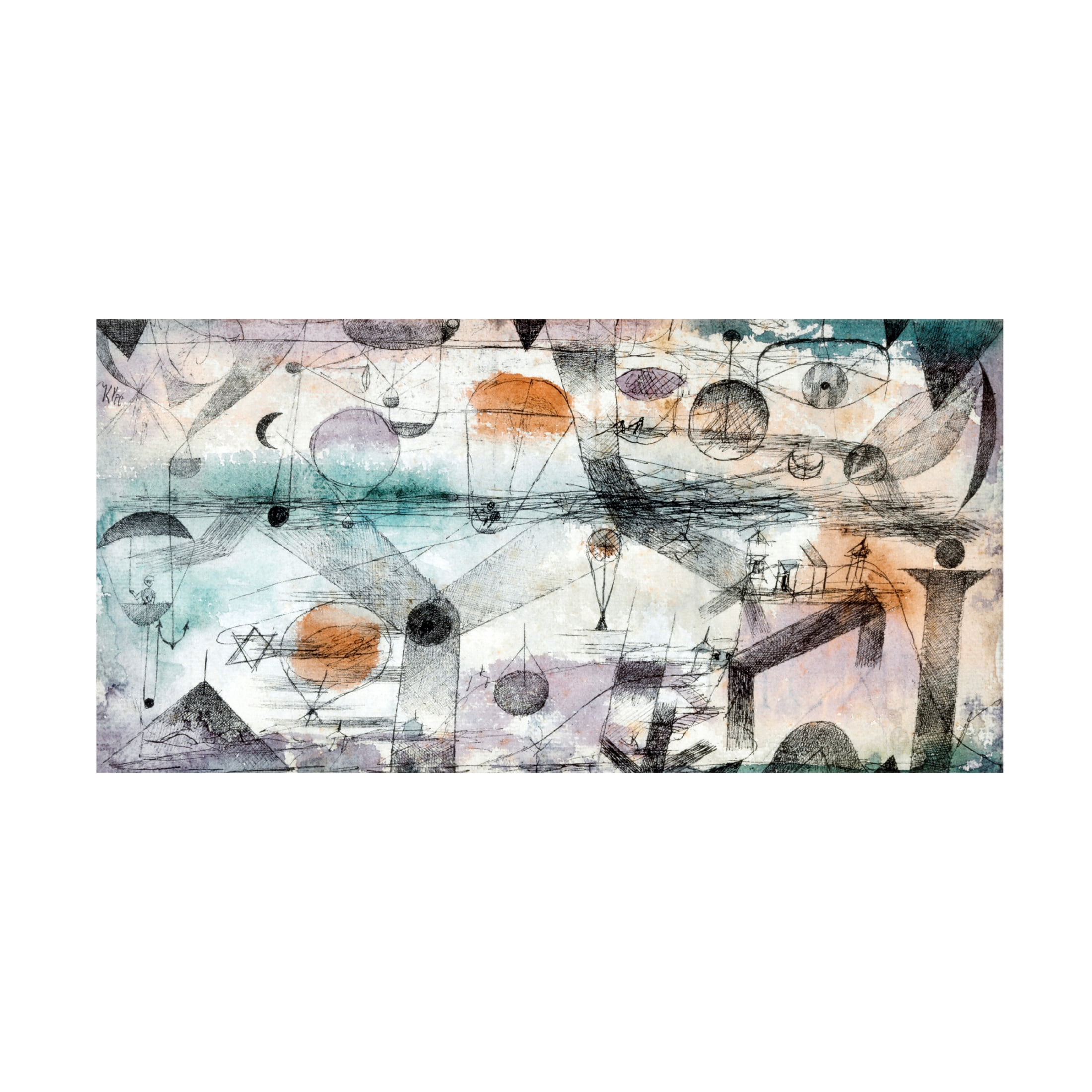 Trademark Fine Art Pictufy In the Realm of Air 1917 Canvas Wall Art