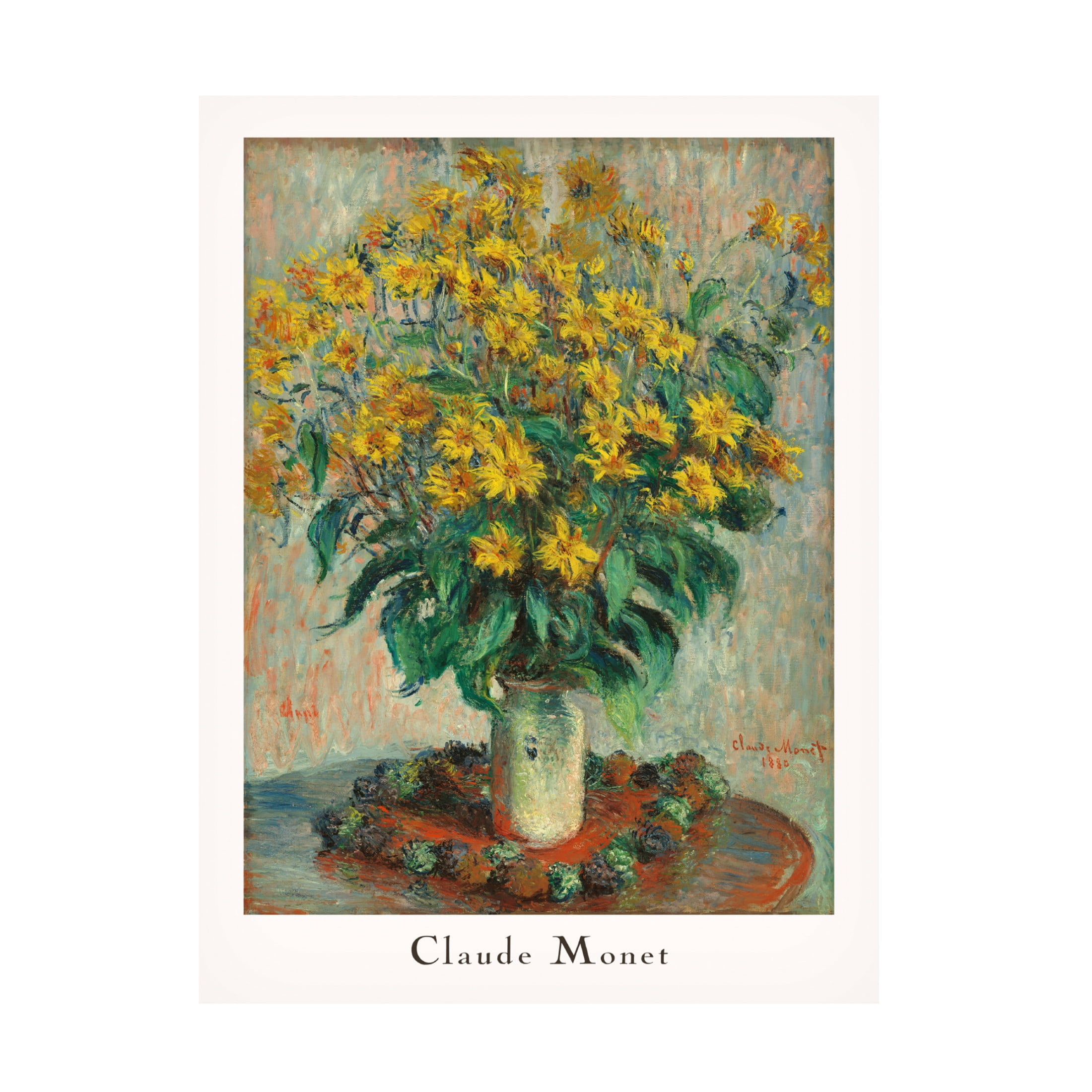 Trademark Fine Art Pictufy  Jerusalem Artichoke Flowers Canvas Wall Art