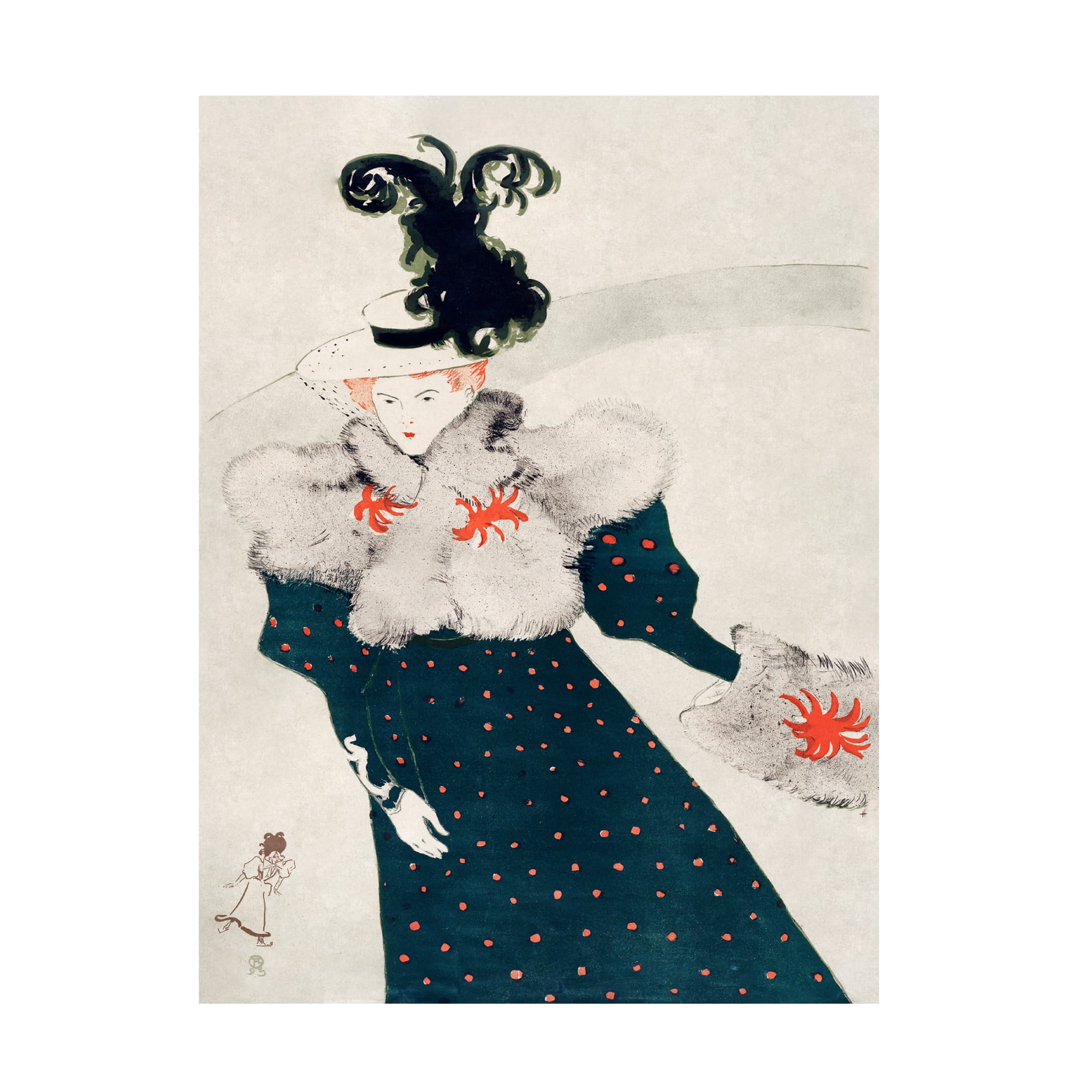 Trademark Fine Art Pictufy   La Revue Blanche 1895 Canvas Wall Art