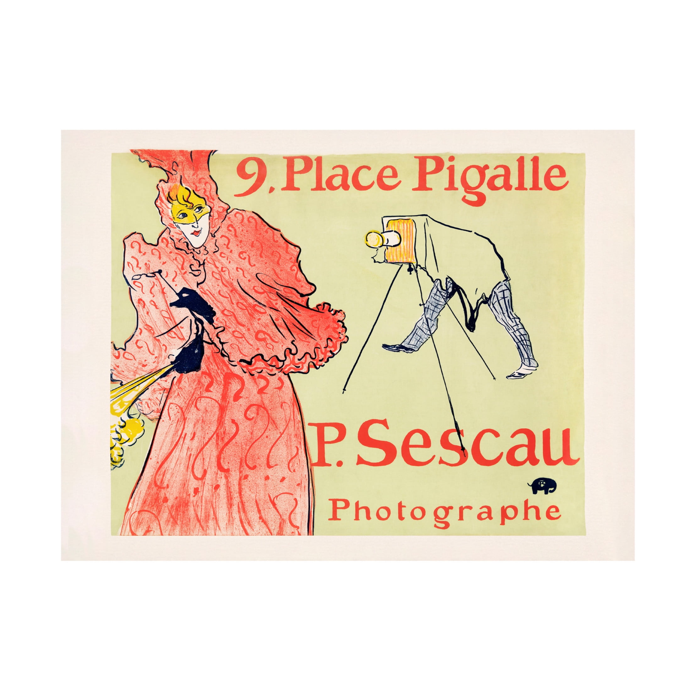 Trademark Fine Art Pictufy   Le Photographe Sescau 1894 Canvas Wall Art