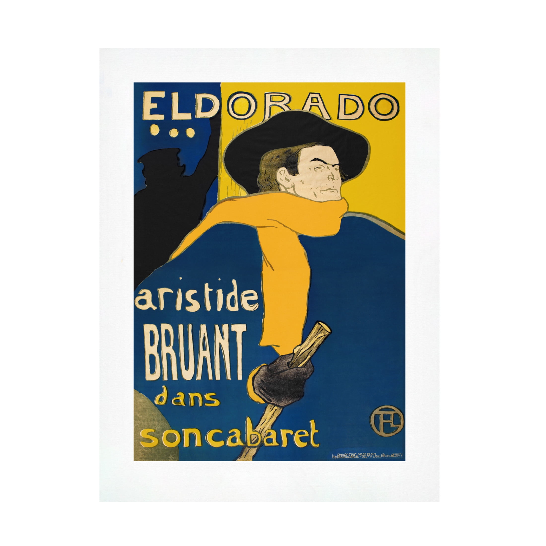 Trademark Fine Art Pictufy   Les Ambassadeurs   Aristide Bruant 1892 Canvas Wall Art