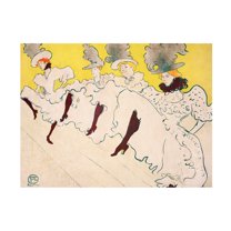 Trademark Fine Art Pictufy Mademoiselle Eglantineas Troupe 1896 Canvas Wall Art