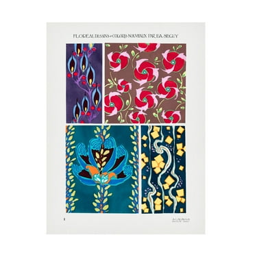 Trademark Fine Art Pictufy Pattern 03 Canvas Wall Art