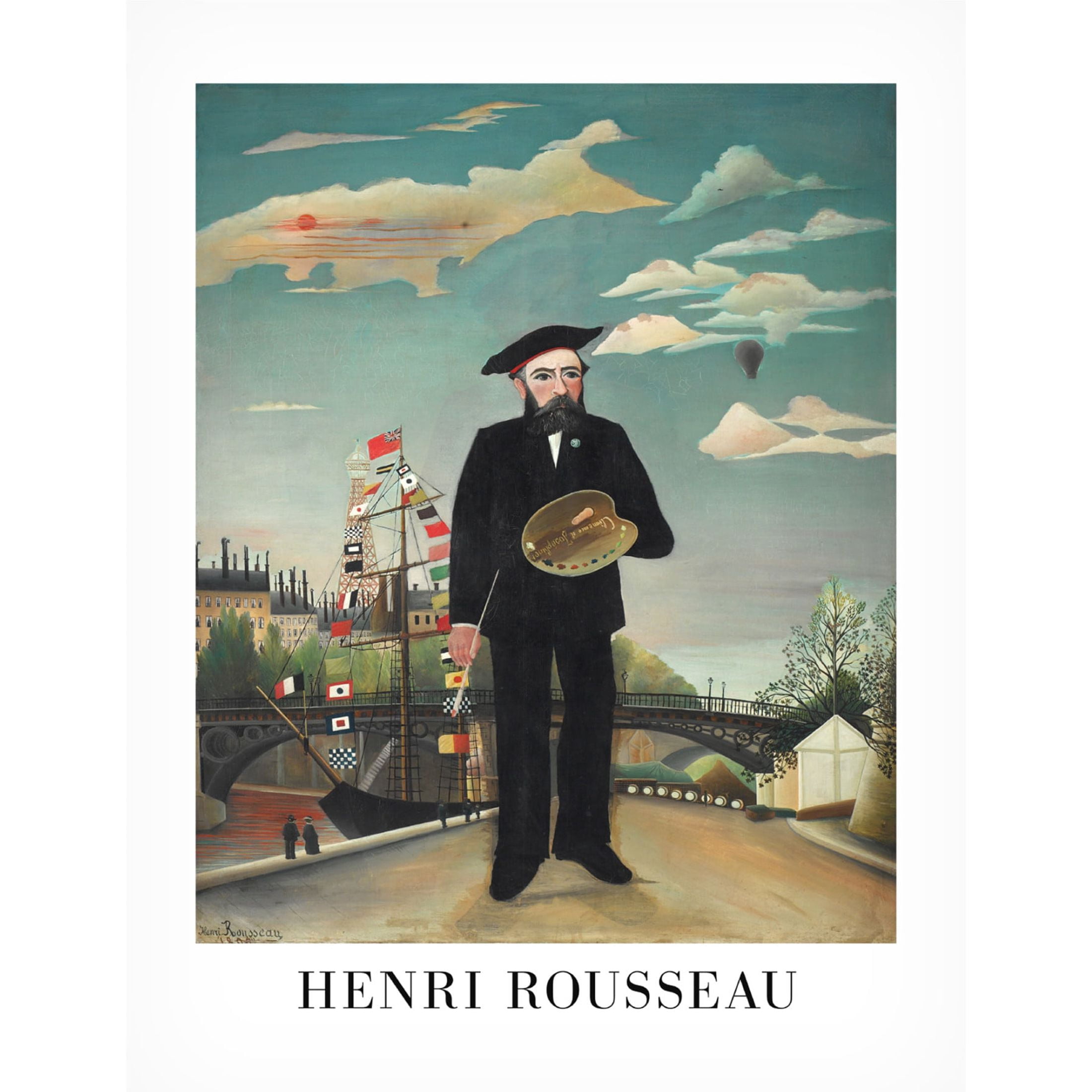 Trademark Fine Art Pictufy  Self Portrait 1890 Canvas Wall Art