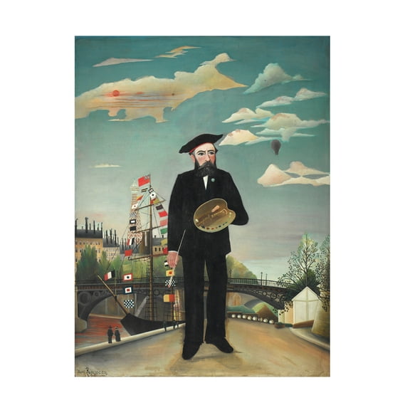 Trademark Fine Art Pictufy Self Portrait 1890 Canvas Wall Art