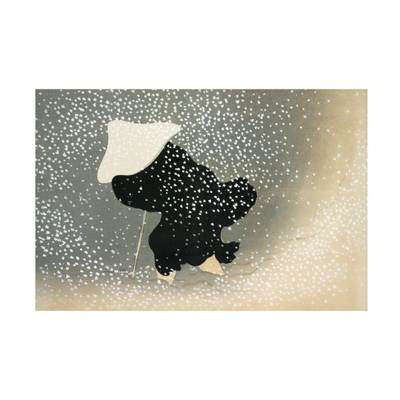 Trademark Fine Art Pictufy Snow from Momoyogusa Canvas Wall Art
