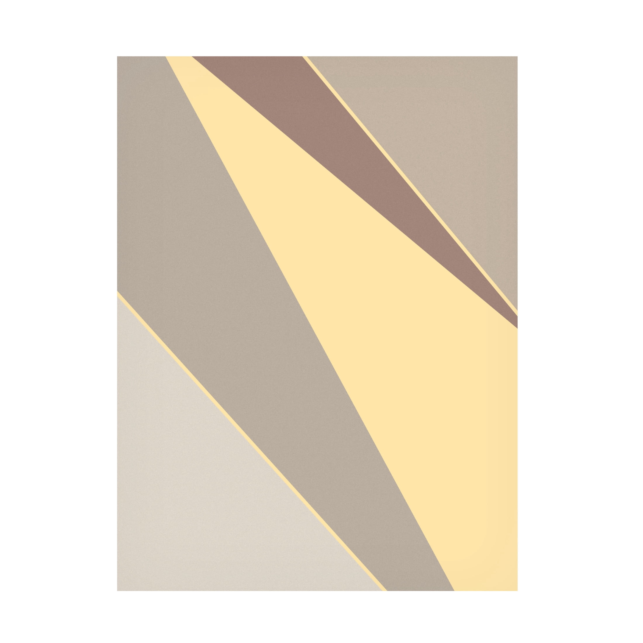 Trademark Fine Art Pictufy Studio Abstract Shapes Yellow Canvas Wall Art