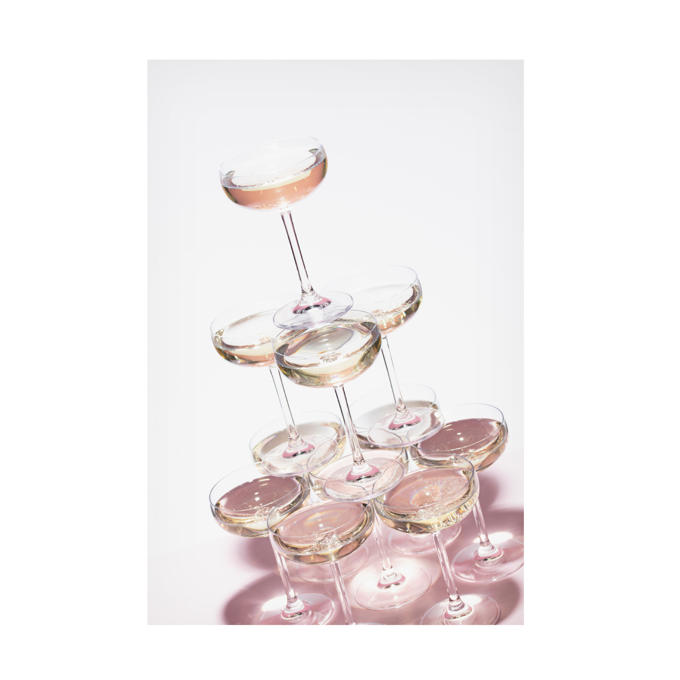 Trademark Fine Art Pictufy Studio Champagne Tower 1 Canvas Wall Art