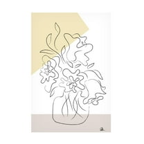 Trademark Fine Art Pictufy Studio Flower Bouquet Modern Canvas Wall Art