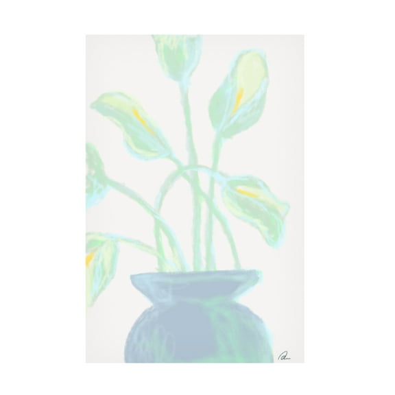 Trademark Fine Art Pictufy Studio Flowers Mint Canvas Wall Art