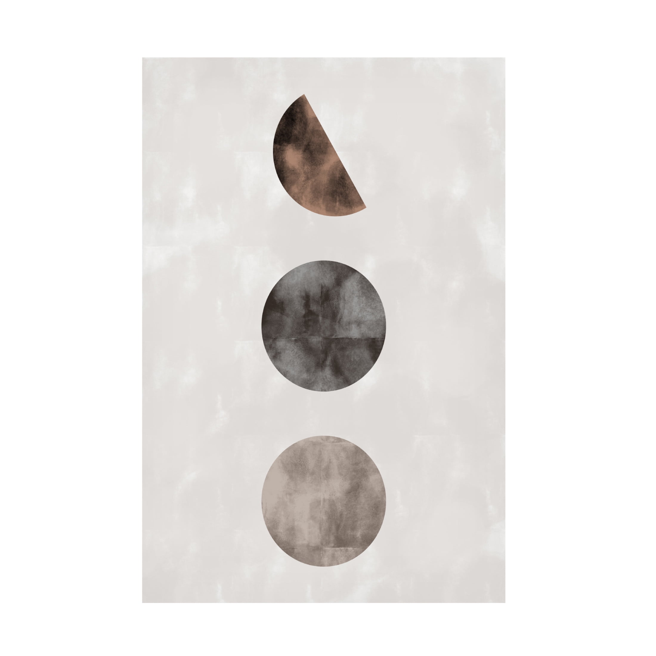 Trademark Fine Art Pictufy Studio Geo 3 Amigos 002 Brown Canvas Wall Art