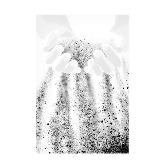 Trademark Fine Art Pictufy Studio Hands Sand Canvas Wall Art