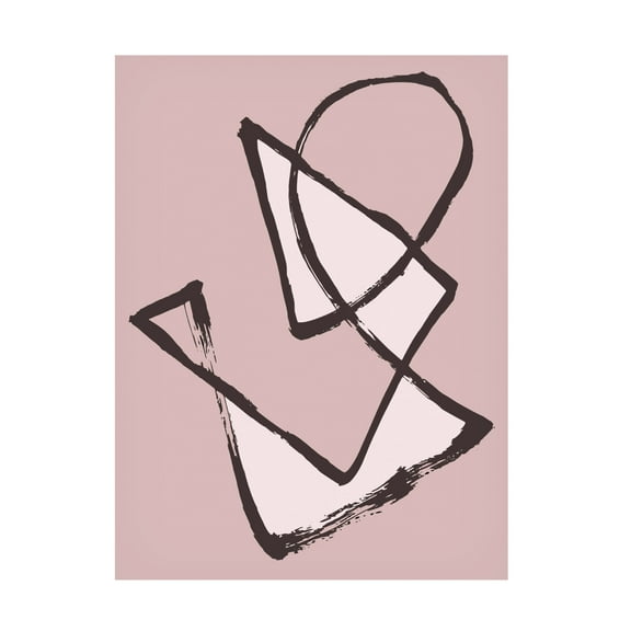 Trademark Fine Art Pictufy Studio II Abstract Shapes Canvas Wall Art