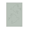 thumbnail image 1 of Trademark Fine Art Pictufy Studio II DOVES Green Canvas Wall Art, 1 of 4