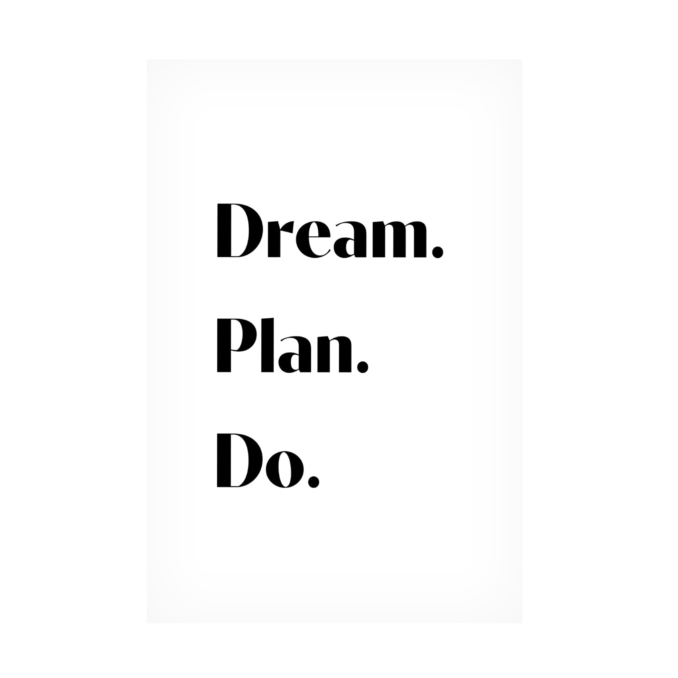 Trademark Fine Art Pictufy Studio II Dream Plan Do Canvas Wall Art
